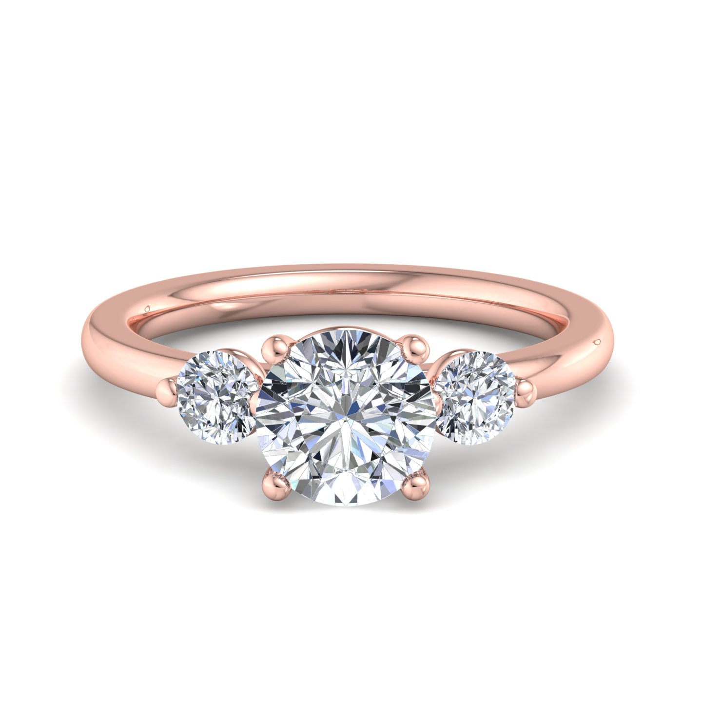 Rosie 3 Stone Engagement Ring